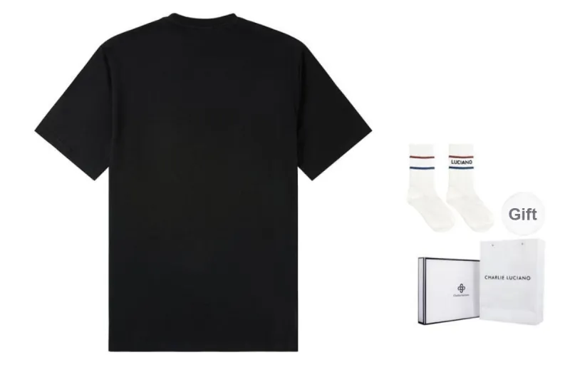 Charlie Luciano T Shirt Unisex Black-1