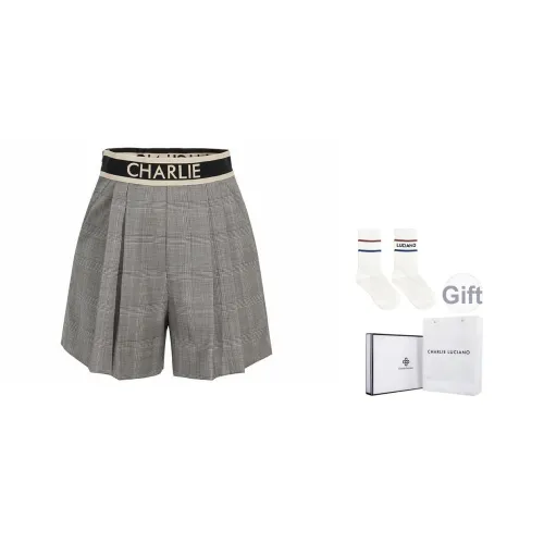 Charlie Luciano Повседневные шорты Унисекс Серый