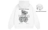 White Hooded (Thickened and Fleece-Lined)