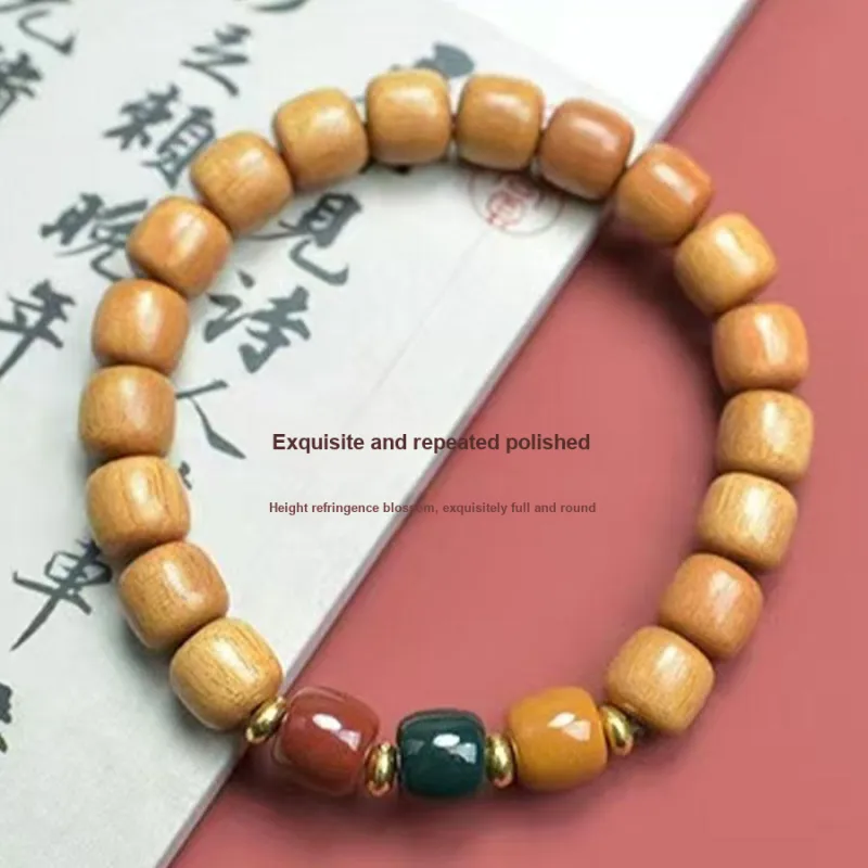 Master Kim Green Sandalwood Bracelets Unisex-5