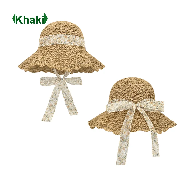 Mulinsen Straw Woven Bucket Hats Unisex-3