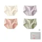 D Set-3D Effect Jacquard Cotton-Green+Ecru+Pink+Purple