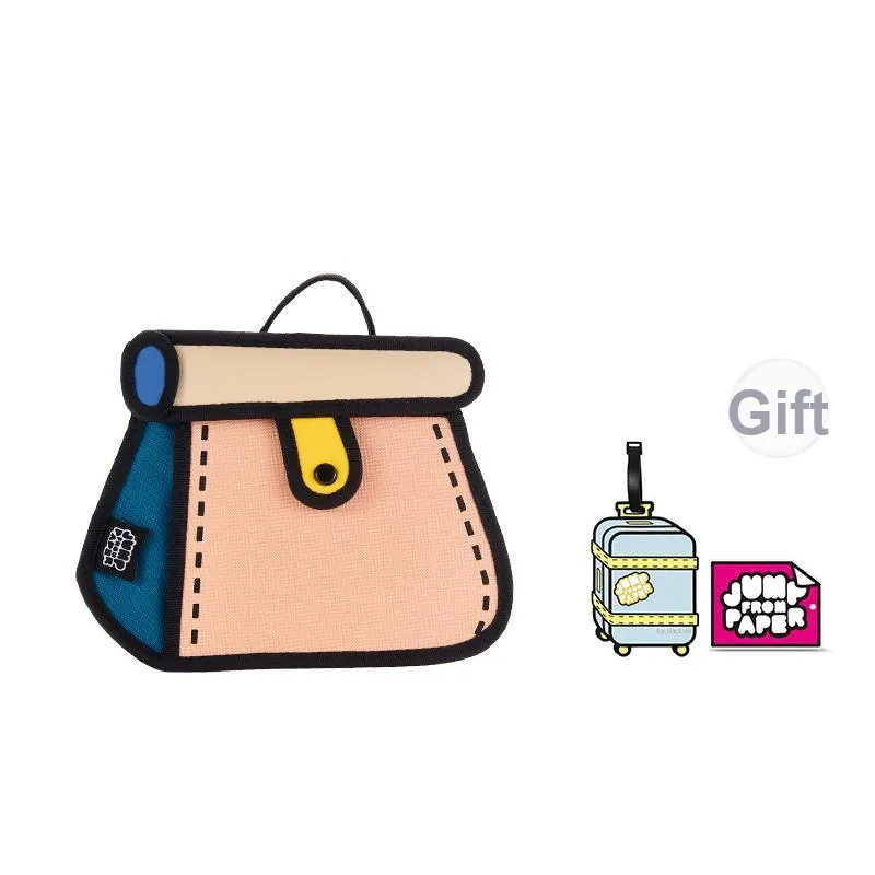 JumpFromPaper Polyester With Synthetic Leather Chain Crossbody One Shoulder Handbag Regular Women's Cantaloupe Color