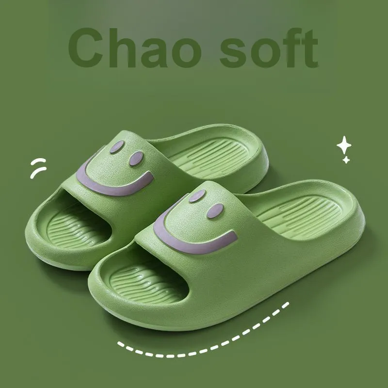 LUNNIFEIYA Squashy And Bouncy Feeling Summer Soft Sole Indoor Home Bathroom Slip Resistant EVA Slippers-8