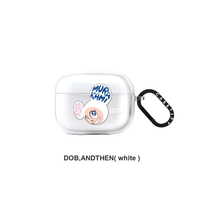 CASETIFY x Takashi Murakami Compatible With Apple AirPods Pro 2nd Generation. TPU Impact Resistant Headphone Cases-3