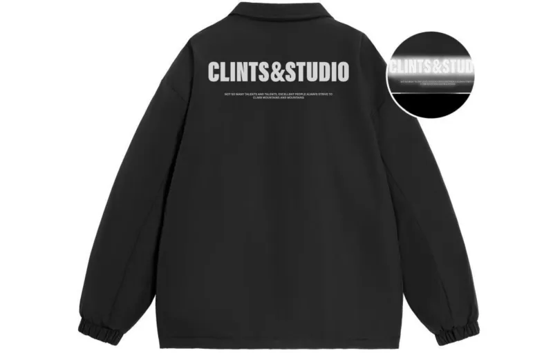 CLINTS Jacket Unisex Navy Blue/Black-1