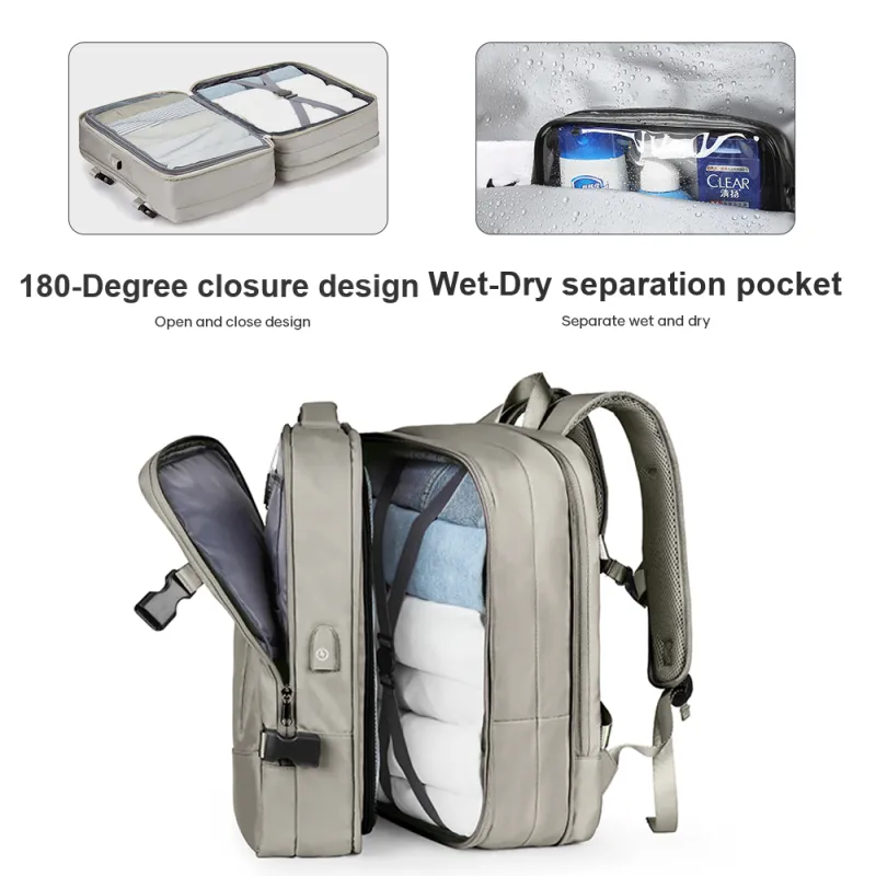 QING QI ZHE Fabric Travel Bags Backpack Regular Unisex Multicolor-57