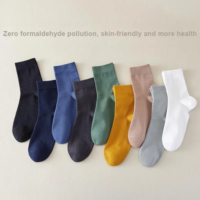MIIOW Knee High Socks Men's 5 Pack-6