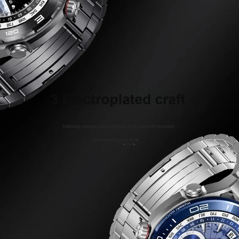 PULAISI Watch Band Huawei Compatibility Titanium Material-4