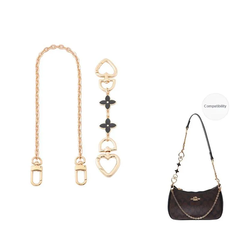 Gloya Alloy Decorative Chain Bag Accessory Women's Gold Tone-28