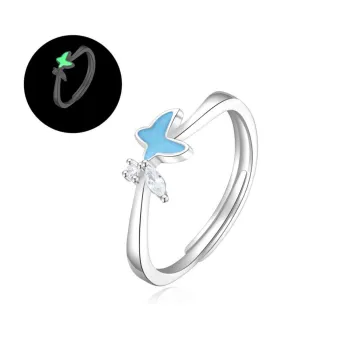 Lao Feng Xiang S999 Fine Silver Rings Women's