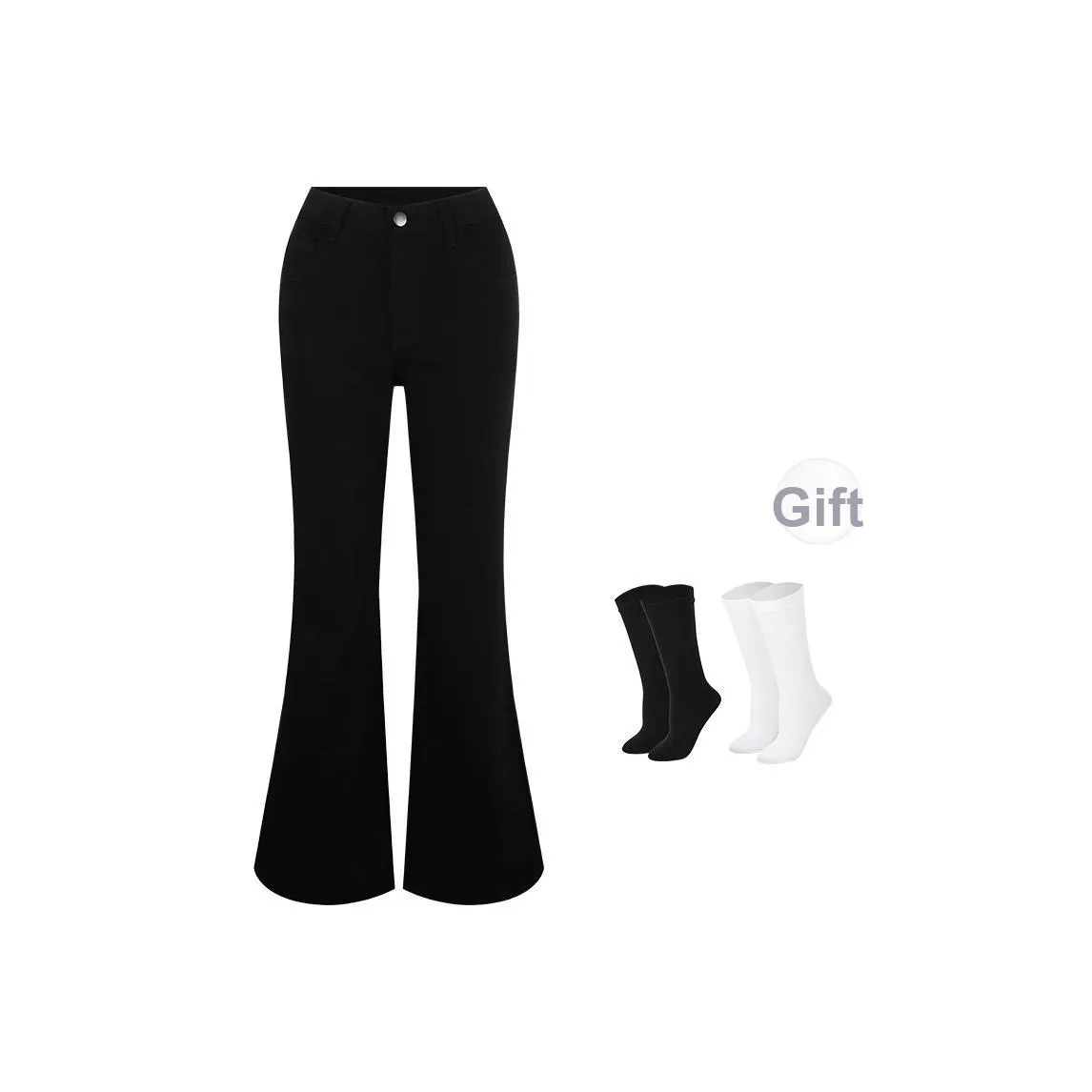 BSEVENI Черные Женские Джинсы