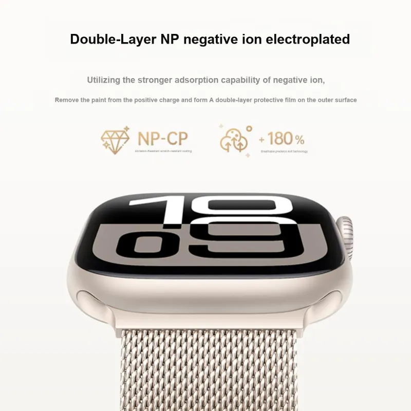 W&P Apple Compatibility Watch Band 20cm Metal-3