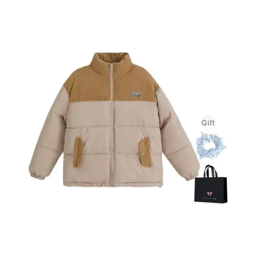 OYANXI Хаки Женские пуховики