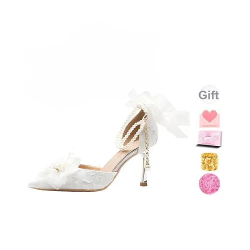 Aimilian Высокие каблуки Женские Экрю