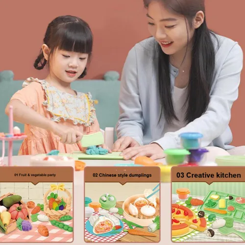 Deli Кухня Коллекция Colored Глина Набор 3D Резина Глина Super Light Глина Игрушки