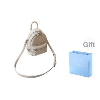 COLINS KEIRS Synthetic Leather Backpack Regular Women's White