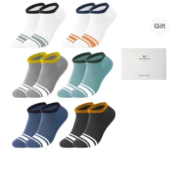 SEPTWOLVES Ankle Socks Men's 6 Pairs Gift Box Packaged