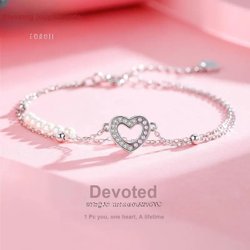 Fu Ru Ji 925 Sterling Silver Anklets Women's-1
