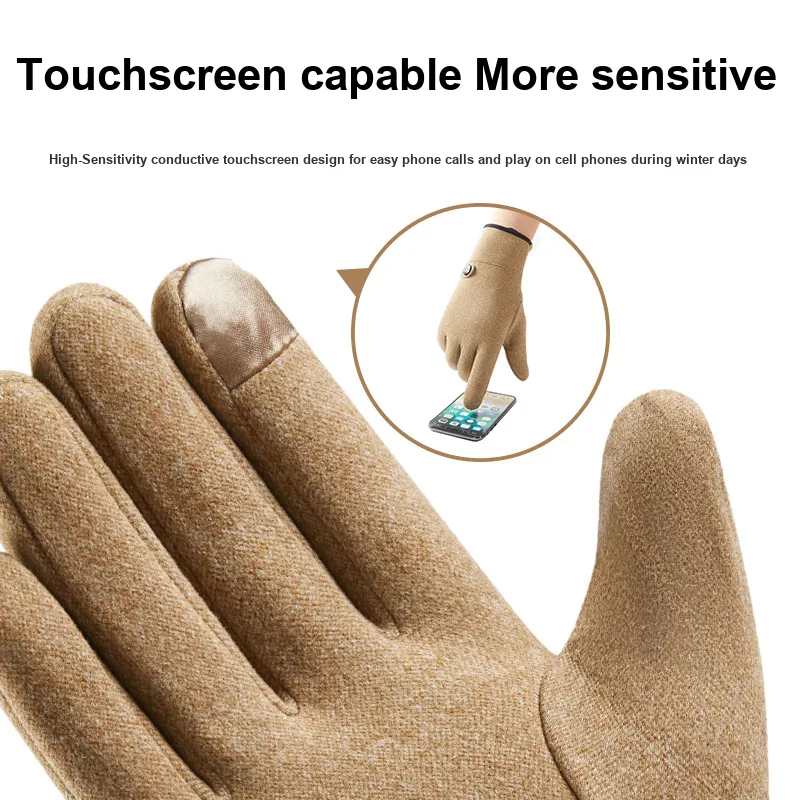 TANLU Riding Equipment Cycling Glove Winter Motorcycle Outdoor Sports Unisex Dralon Polyester-3
