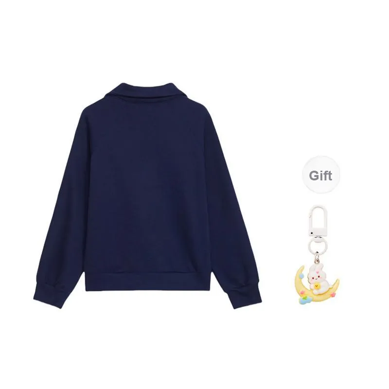 Princess Berdele Sweatshirt Women's Navy Blue-1