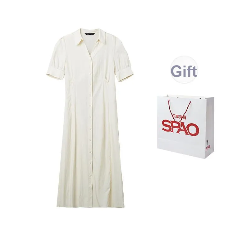 SPAO Short Sleeved Dress Women's Shopping Bag