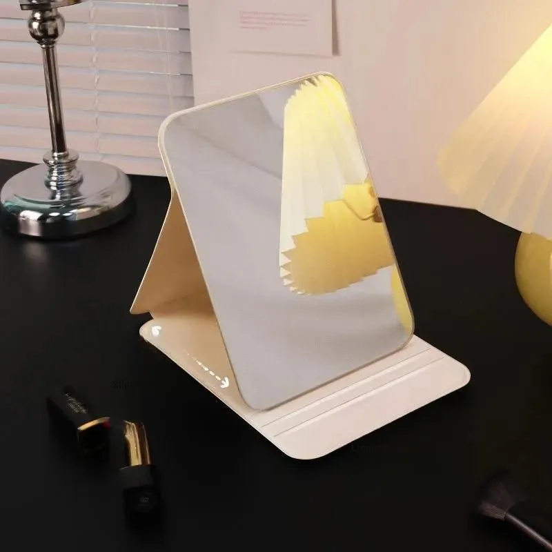 LUTEDAN Tulip Portable Foldable Makeup Mirror Grooming-6
