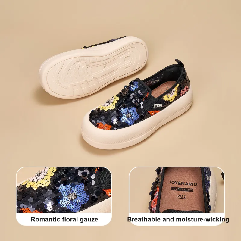 Joy&Mario Low-Top Skateboard Shoes Women's-7