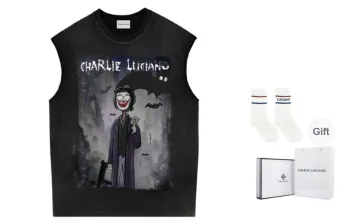 Charlie Luciano T Shirt Black Unisex