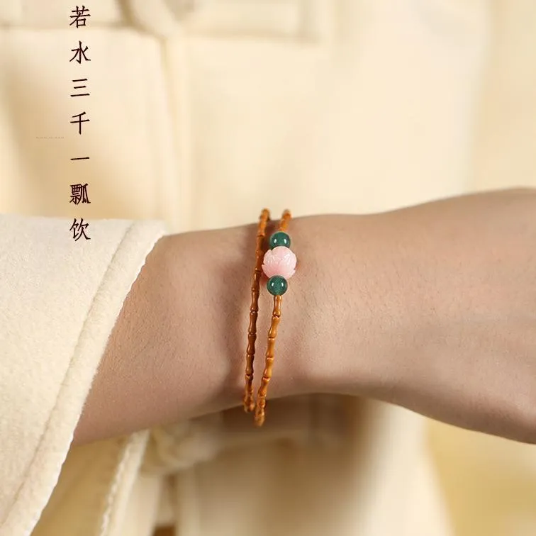 The Years Are Quiet Olive Pit Bracelets Unisex-3