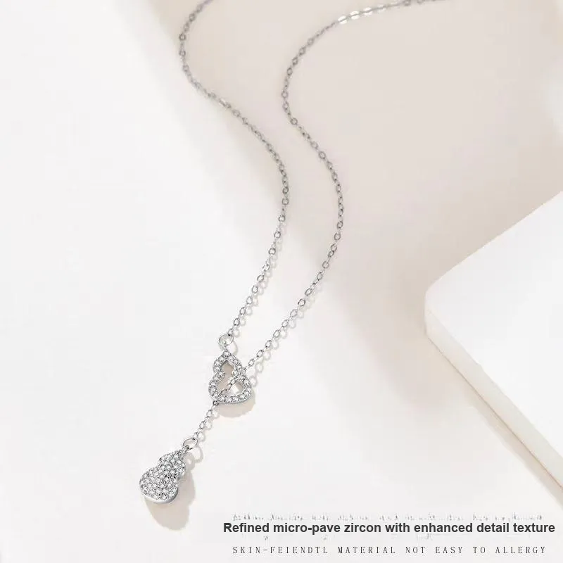CLARKIA FLOWER 990 Silver Necklaces Women's-2