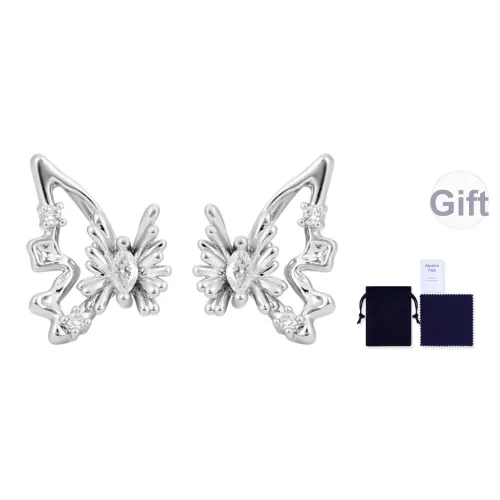 Серьги PAYMERY MULTI Layer Гальванизированные Антиаллергенные Унисекс Серебряные