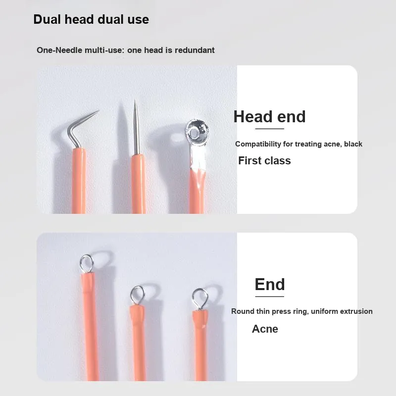 Malian Removing Blackheads Needle Extraction Of Acne Pimple Needle Set Of 3