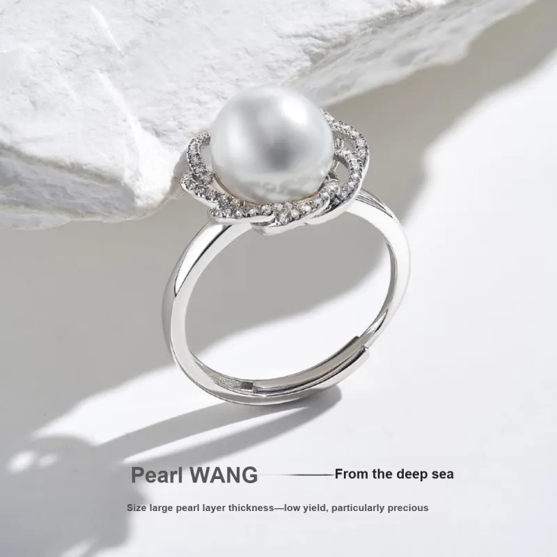 ME LUXE Pearl Rings Women's-3