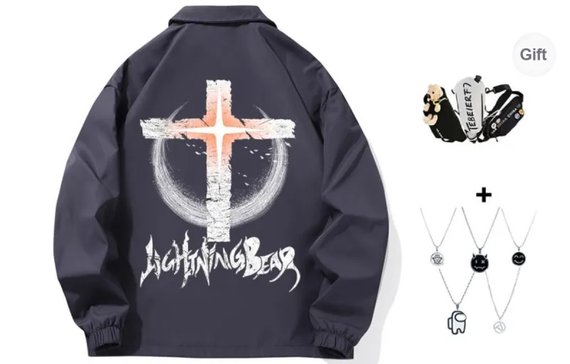 LIGHTNING BEAR Jackets Coats Unisex-15