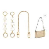 Gold Camellia+Moon Extender Chain+Decorative Chain 40cm
