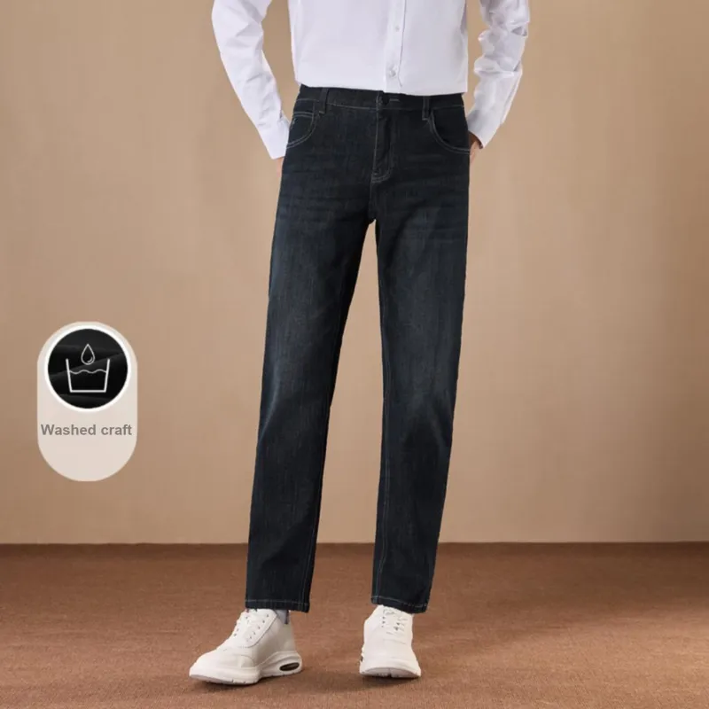 HLA Jeans Men Blue Gray Denim Gradient Dark 90-2