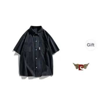 PIERRE CARDIN Shirts Men Tie Dye Obsidian Black