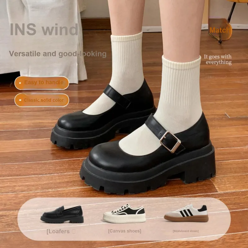 XXLLG Mid Calf Socks Women's Shopping Bag 3 Pack-2
