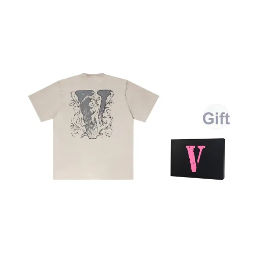 VLONE T-Shirt Унисекс Бежевый Серый