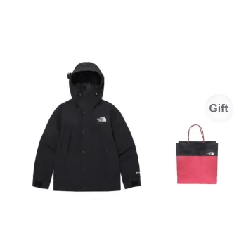 THE NORTH FACE 1990 Collection Waterproof And Windproof Windbreaker Jacket Unisex Black Shopping Bag Included