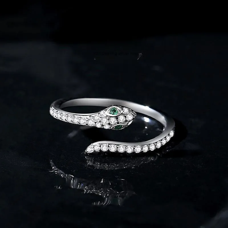 YINGNIXINDONG 925 Sterling Silver Rings Women's-2