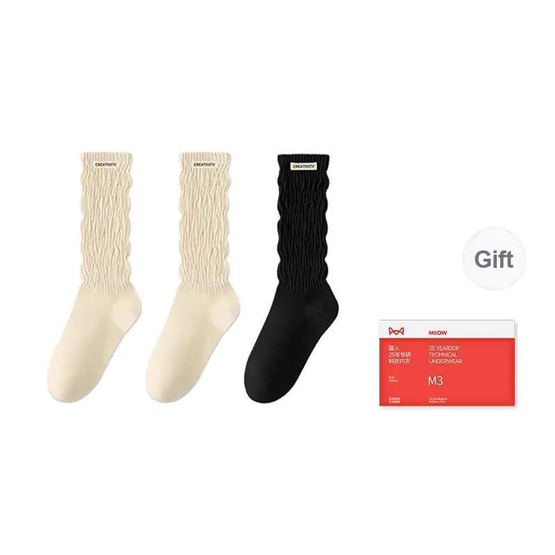 MIIOW Knee-High Socks Women's Combo Set-8