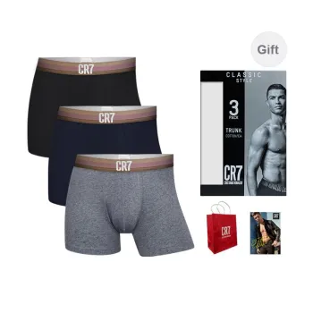 CR7 CRISTIANO RONALDO Underpants Men's 3 Pack Includes Free Shopping Bag