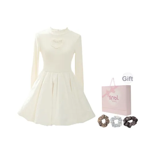 SNBL Длинное платье с длинным рукавом женское