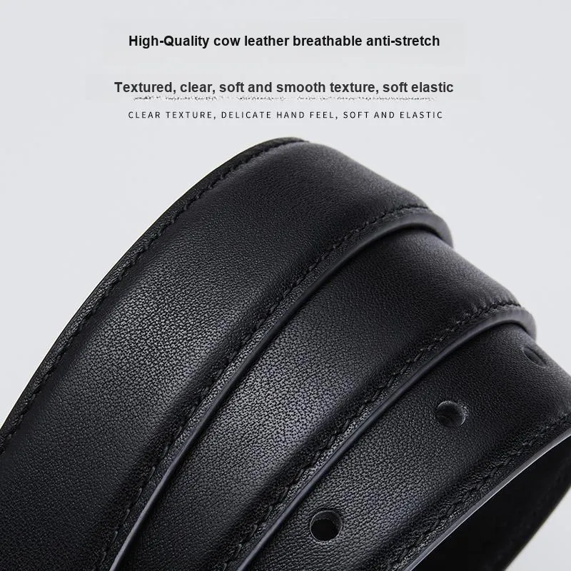 GUSKI Split Cow Leather Belts Women's Width 2.5cm-3