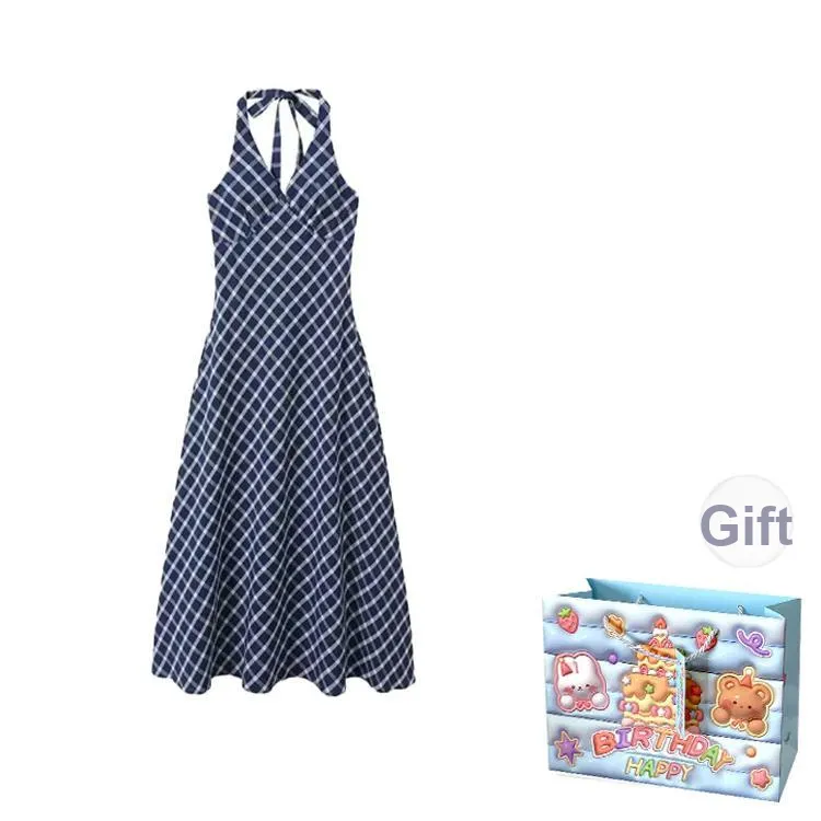 TWOPLUMGIRLS Slip Dress Women's Blue