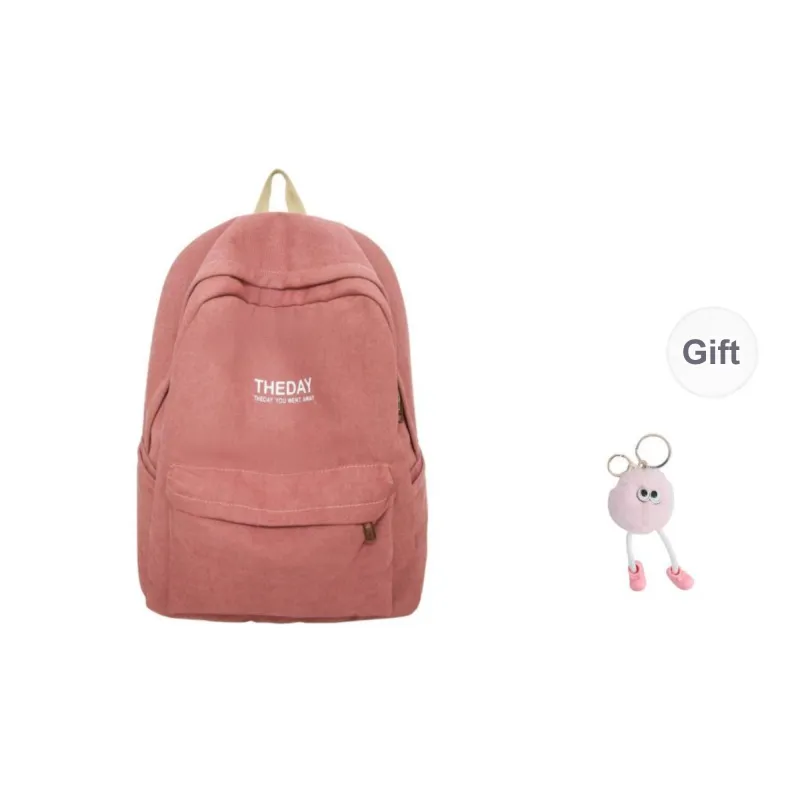 BRABOSTON Canvas Backpack Unisex Black/Pink/Khaki/Blue-8