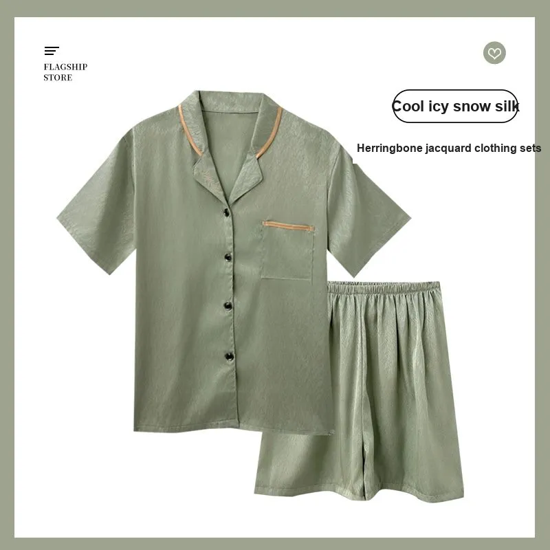 Qiao Ni Tong Pajama Set Women's Light Pink-23