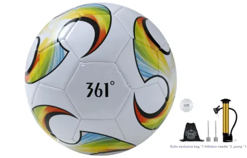 361° Size 4 Ball Soccer PVC Machine Stitched Soccer Ball Unisex Red Green White